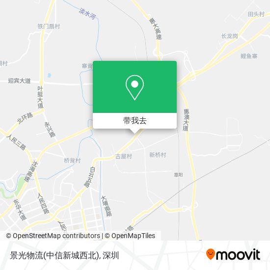 景光物流(中信新城西北)地图