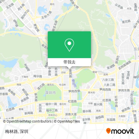梅林路地图