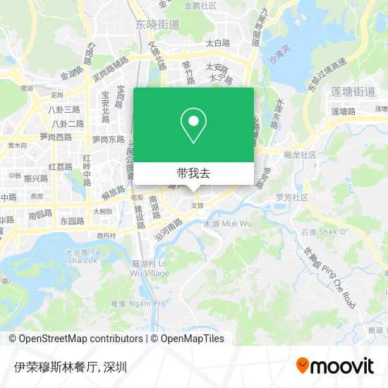 伊荣穆斯林餐厅地图