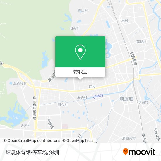 塘厦体育馆-停车场地图
