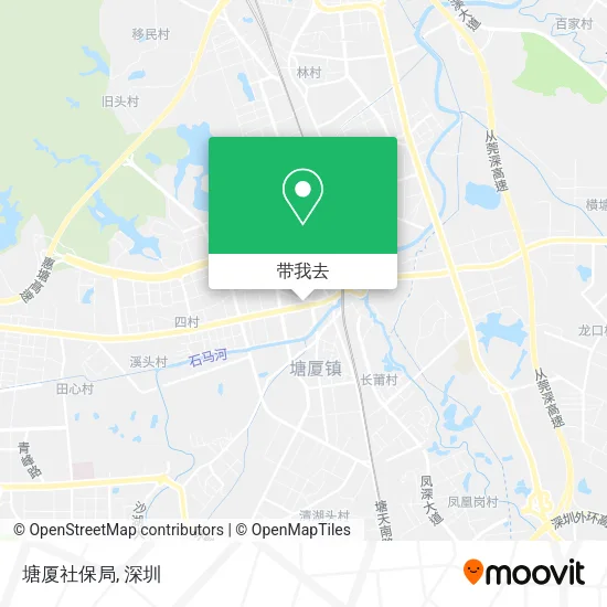塘厦社保局地图