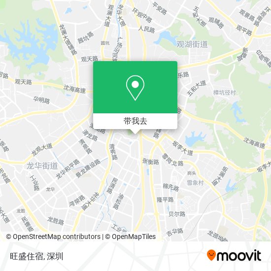旺盛住宿地图