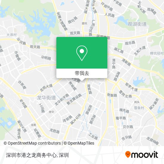 深圳市港之龙商务中心地图