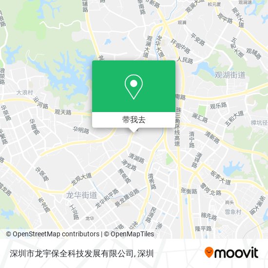 深圳市龙宇保全科技发展有限公司地图