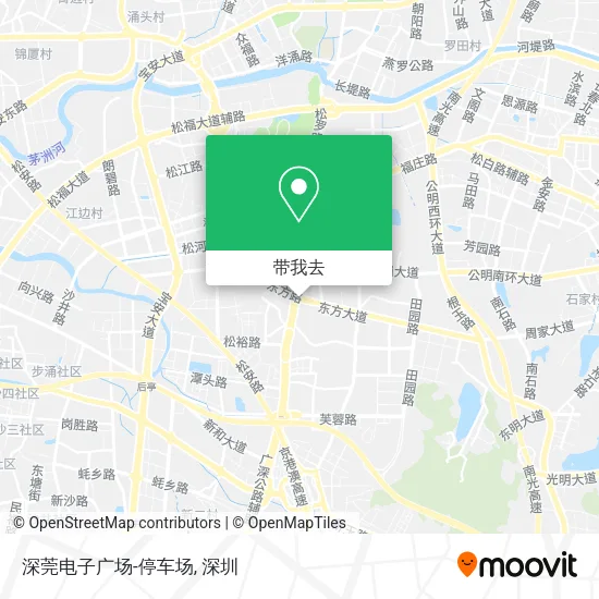 深莞电子广场-停车场地图