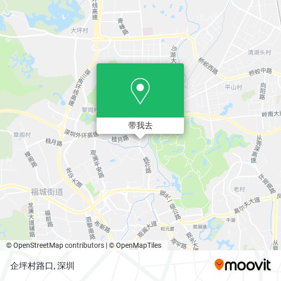企坪村路口地图