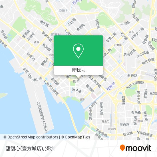 甜甜心(壹方城店)地图