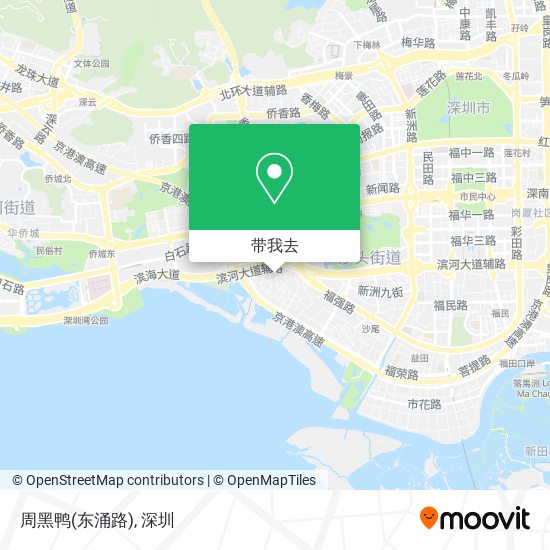周黑鸭(东涌路)地图