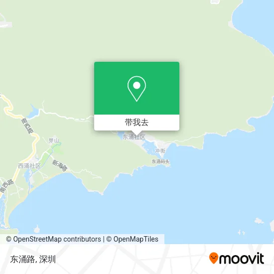 东涌路地图