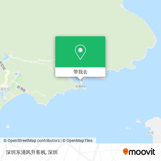 深圳东涌风升客栈地图