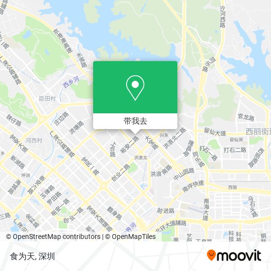 食为天地图