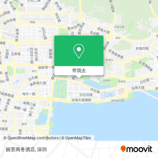 丽景商务酒店地图