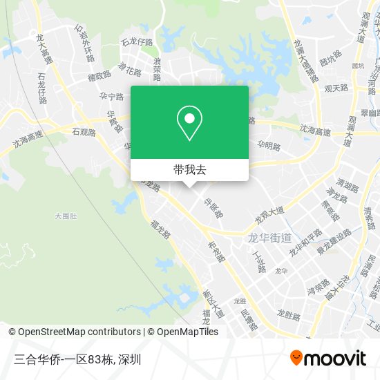 三合华侨-一区83栋地图