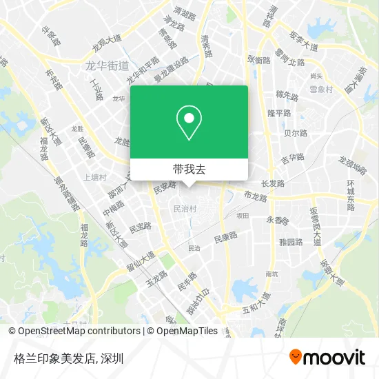 格兰印象美发店地图