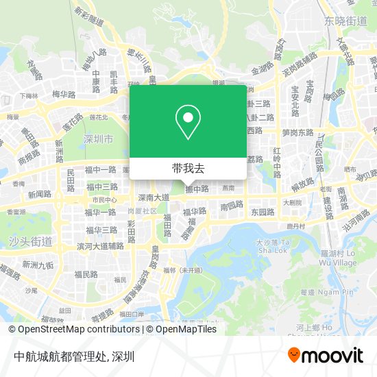 中航城航都管理处地图