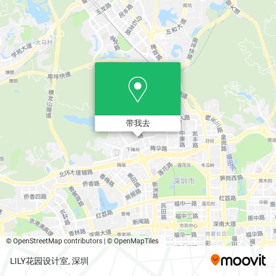 LILY花园设计室地图