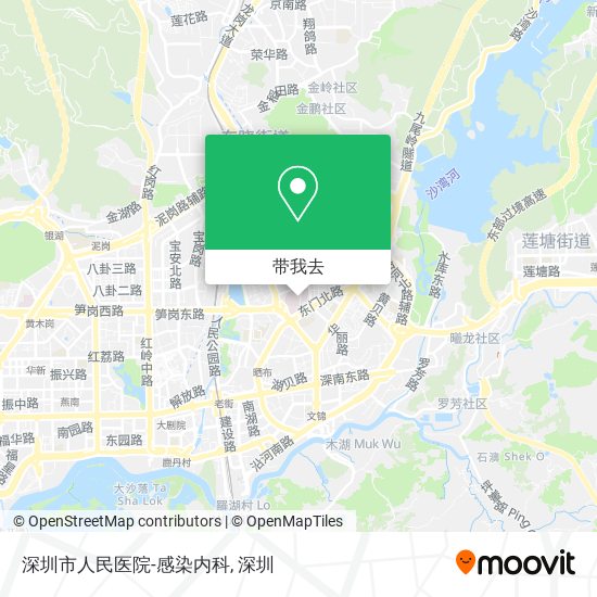深圳市人民医院-感染内科地图