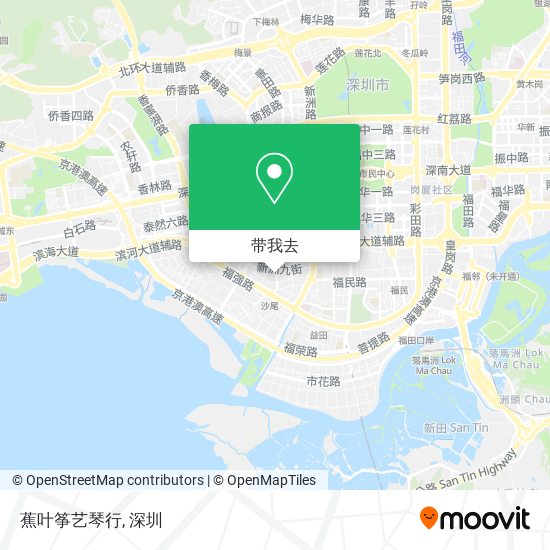 蕉叶筝艺琴行地图