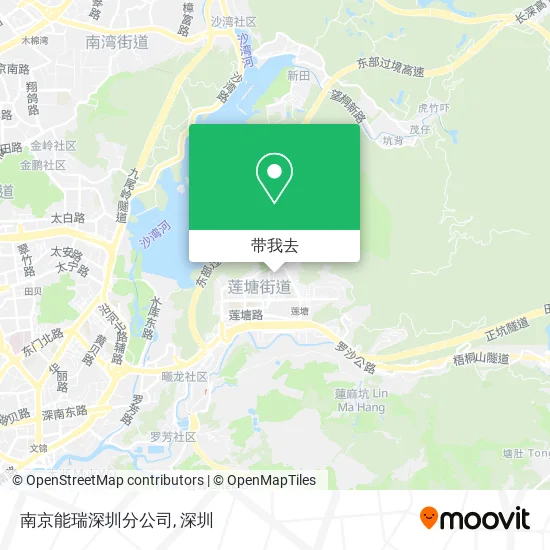 南京能瑞深圳分公司地图
