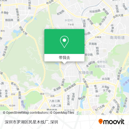 深圳市罗湖区民星木线厂地图