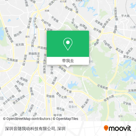 深圳音随我动科技有限公司地图