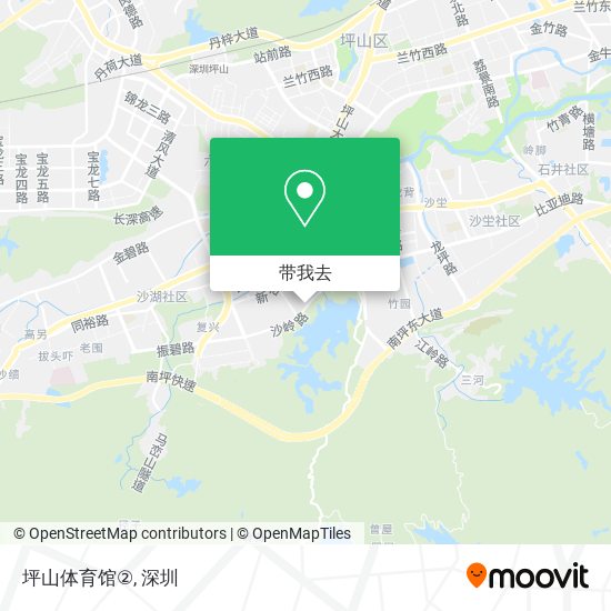 坪山体育馆②地图