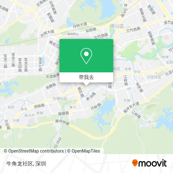 牛角龙社区地图