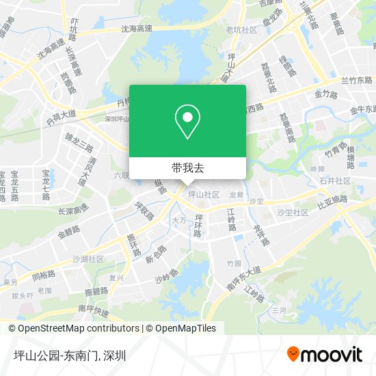 坪山公园-东南门地图