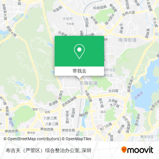 布吉关（严管区）综合整治办公室地图