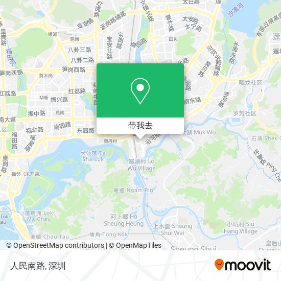人民南路地图