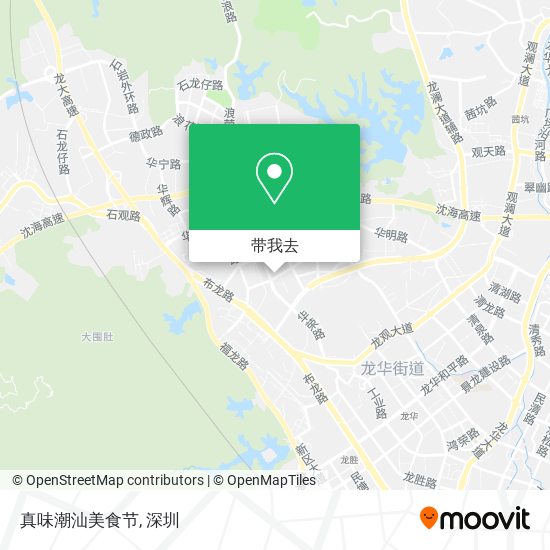 真味潮汕美食节地图