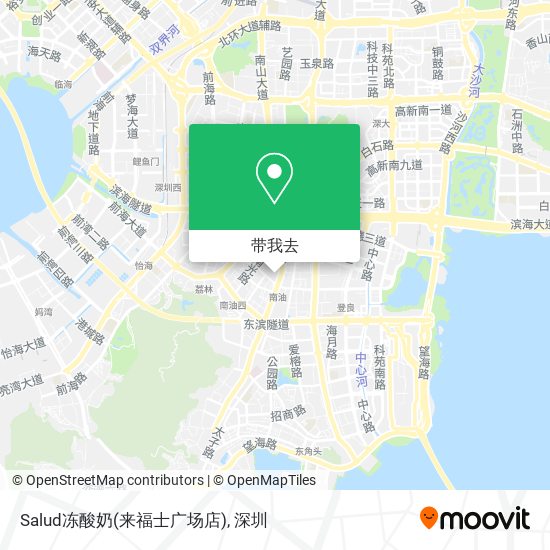 Salud冻酸奶(来福士广场店)地图