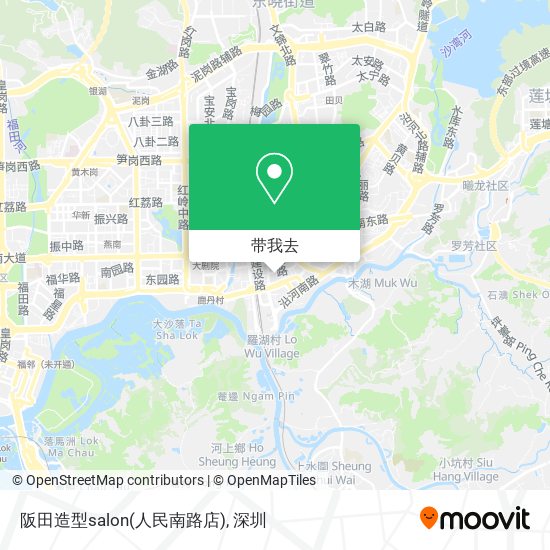 阪田造型salon(人民南路店)地图