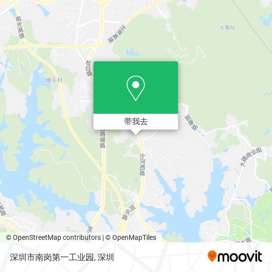 深圳市南岗第一工业园地图