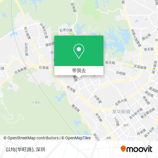 以纯(华旺路)地图