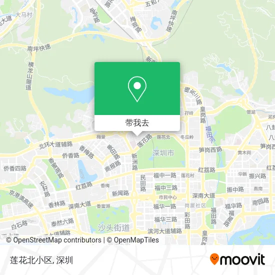 莲花北小区地图