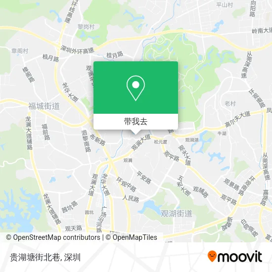 贵湖塘街北巷地图