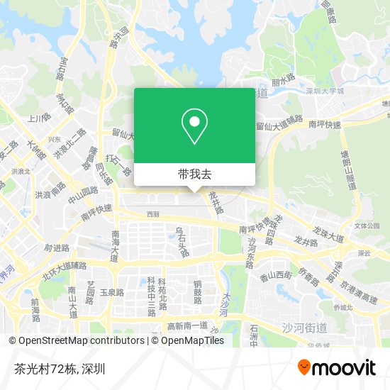 茶光村72栋地图