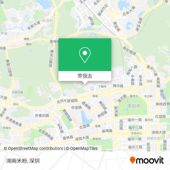 湖南米粉地图