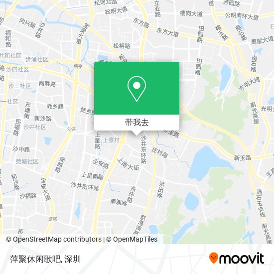 萍聚休闲歌吧地图