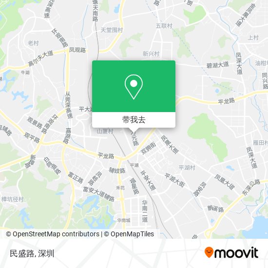 民盛路地图