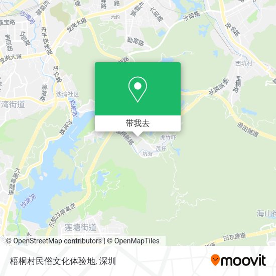 梧桐村民俗文化体验地地图