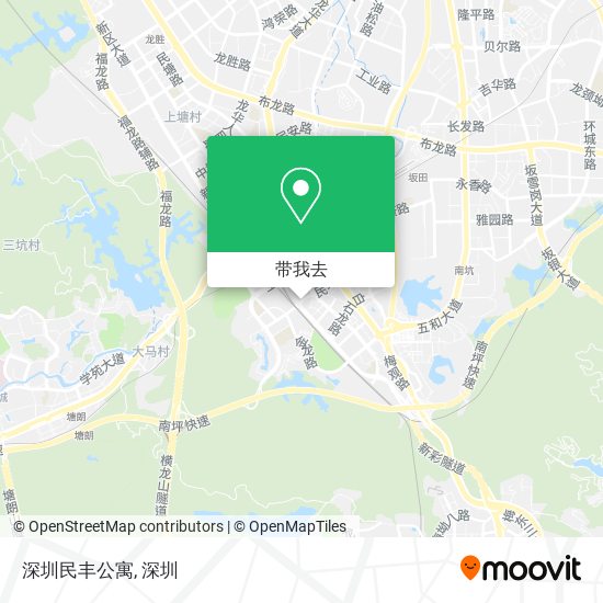 深圳民丰公寓地图