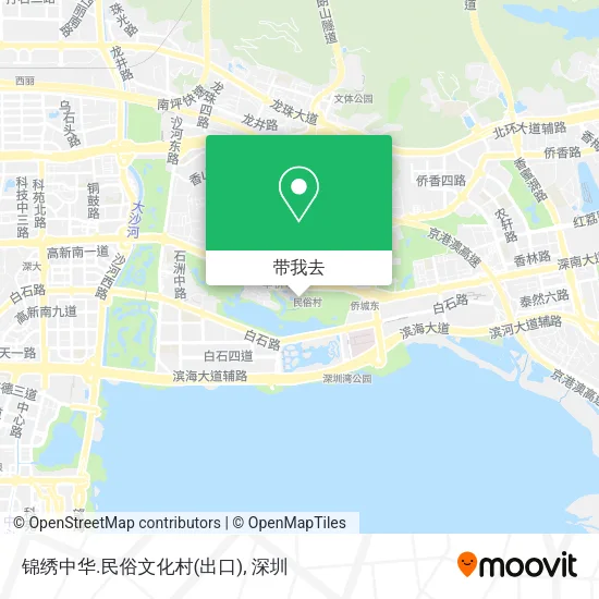 锦绣中华.民俗文化村(出口)地图