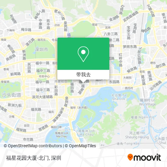 福星花园大厦-北门地图
