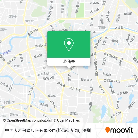 中国人寿保险股份有限公司(松岗创新部)地图