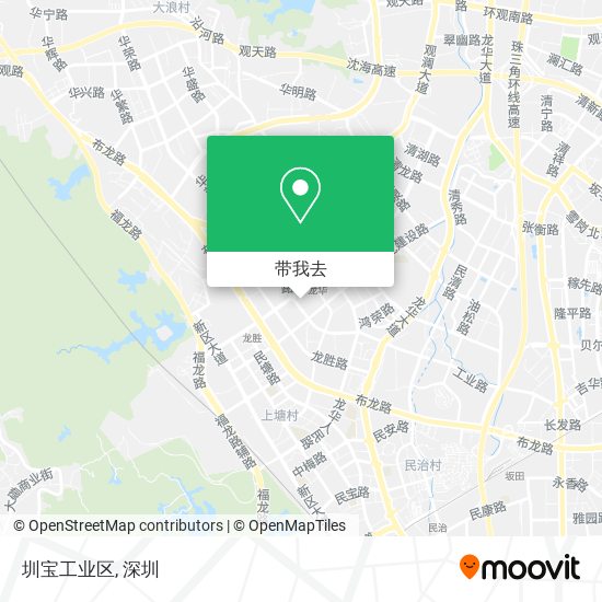 圳宝工业区地图