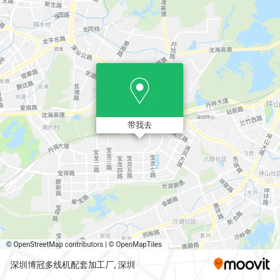 深圳博冠多线机配套加工厂地图