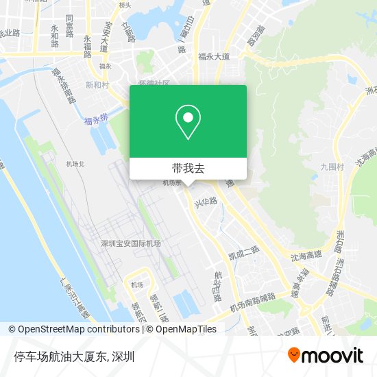 停车场航油大厦东地图
