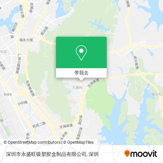 深圳市永盛旺吸塑胶盒制品有限公司地图